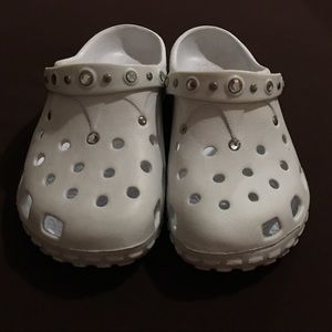 White new clogs size 6